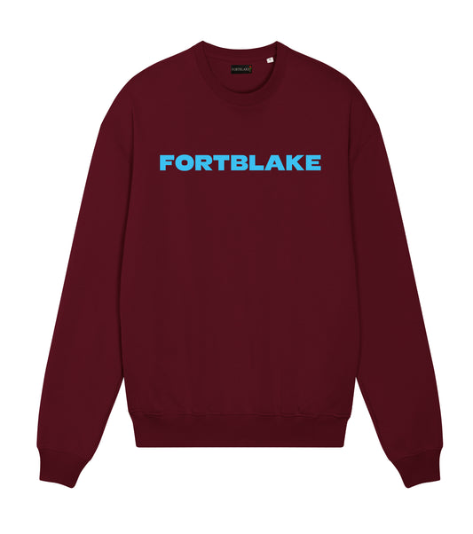 FORTBLAKE DERBY BORDEAUX/SKY SWEATSHIRT