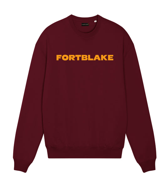 FORTBLAKE DERBY BORDEAUX/YELLOW SWEATSHIRT