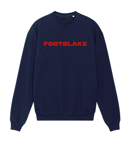 FORTBLAKE DERBY NAVY/RED SWEATSHIRT