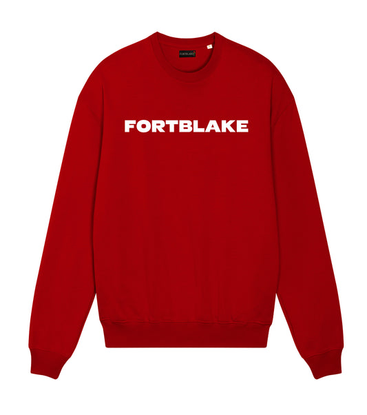 FORTBLAKE DERBY RED/WHITE SWEATSHIRT