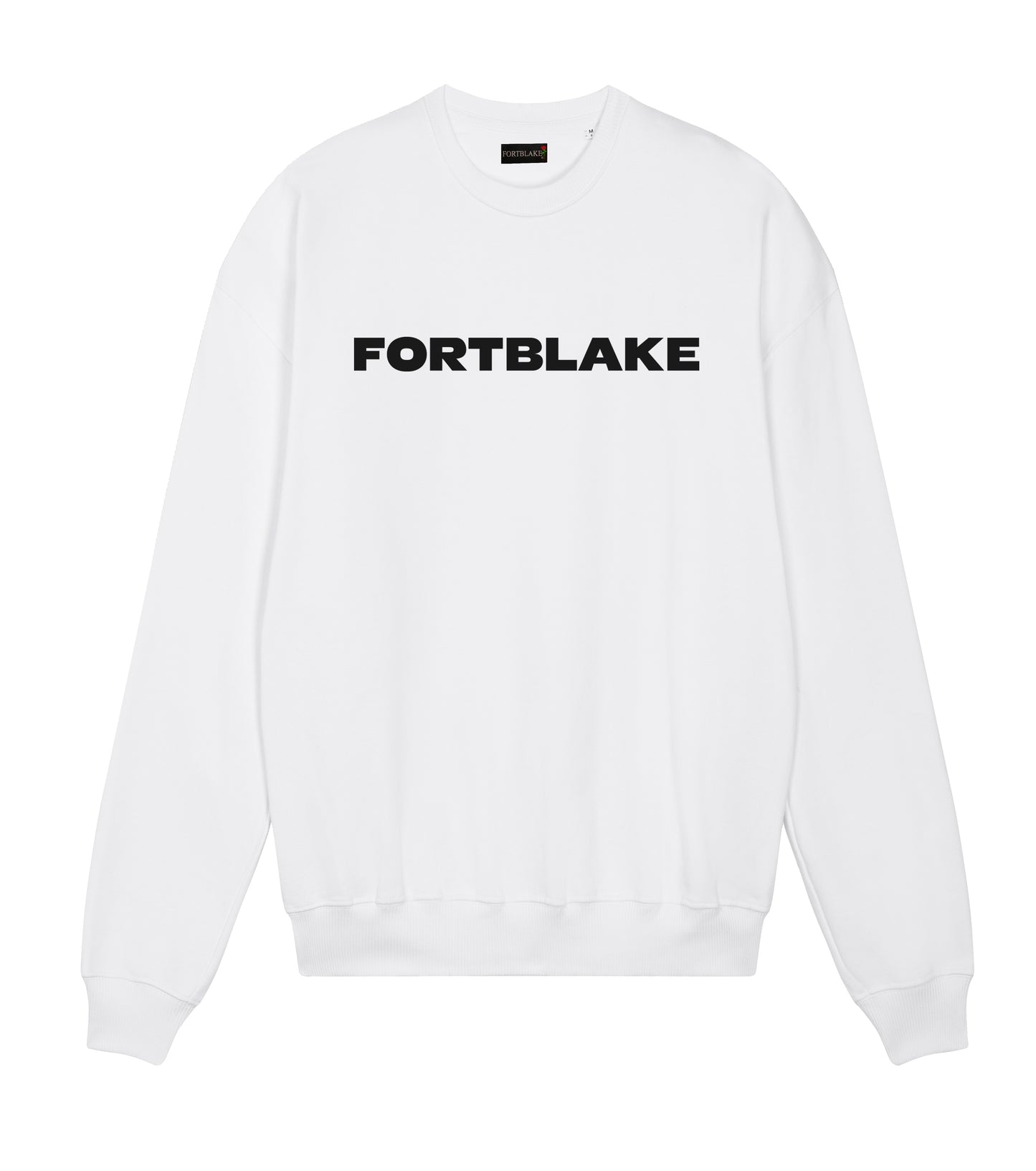 FORTBLAKE DERBY WHITE/BLACK SWEATSHIRT