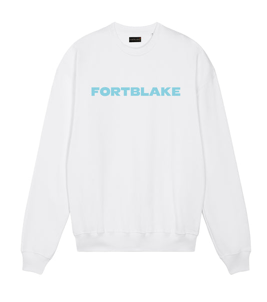 FORTBLAKE DERBY WHITE/SKY SWEATSHIRT