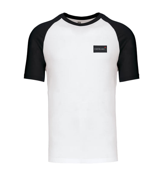 FORTBLAKE WHITE/BLACK BICOLOR T-SHIRT