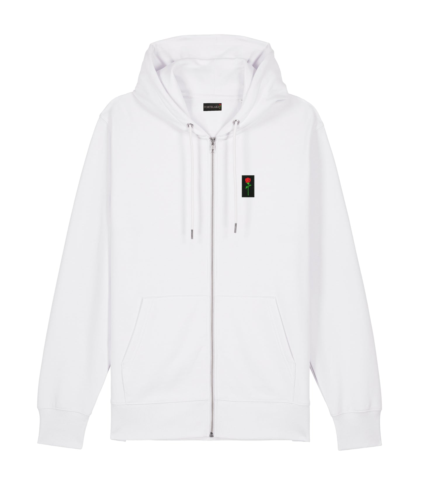 FORTBLAKE ARTIC WHITE ZIP HOODIE