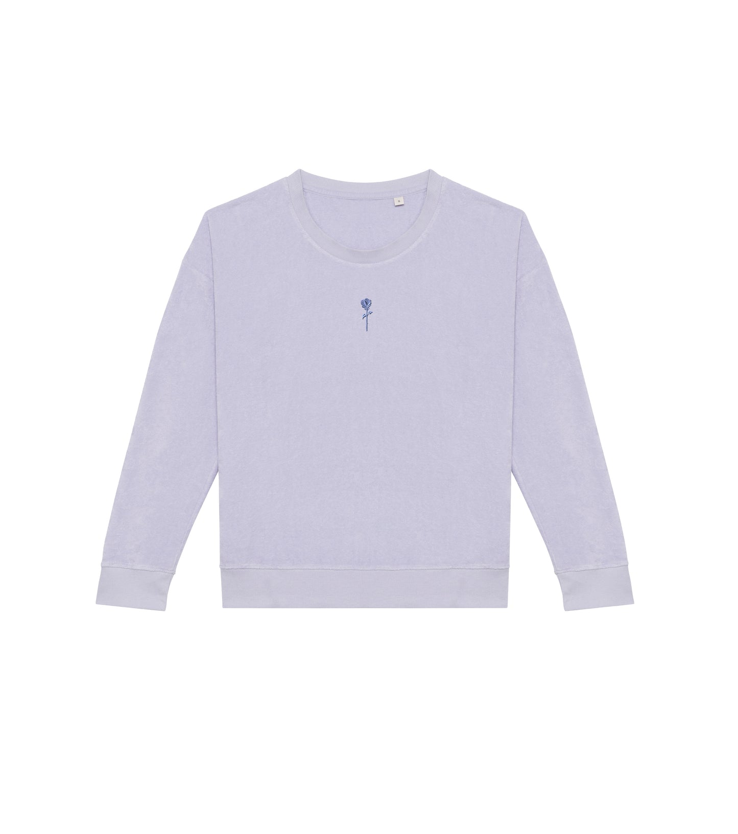 FORTBLAKE WOMAN OVERSIZE LILAC SWEATSHIRT