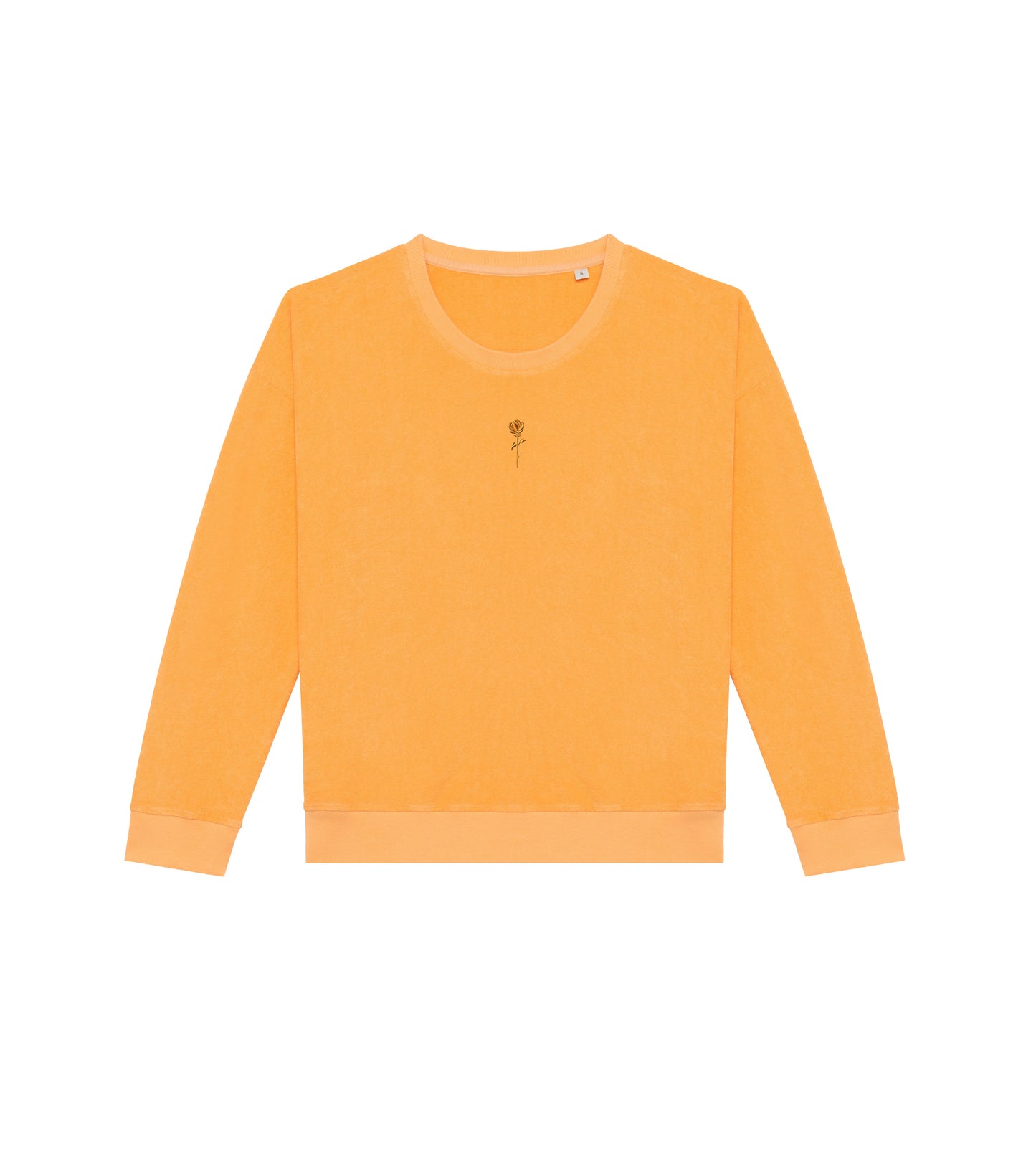 FORTBLAKE WOMAN OVERSIZE ORANGE SWEATSHIRT