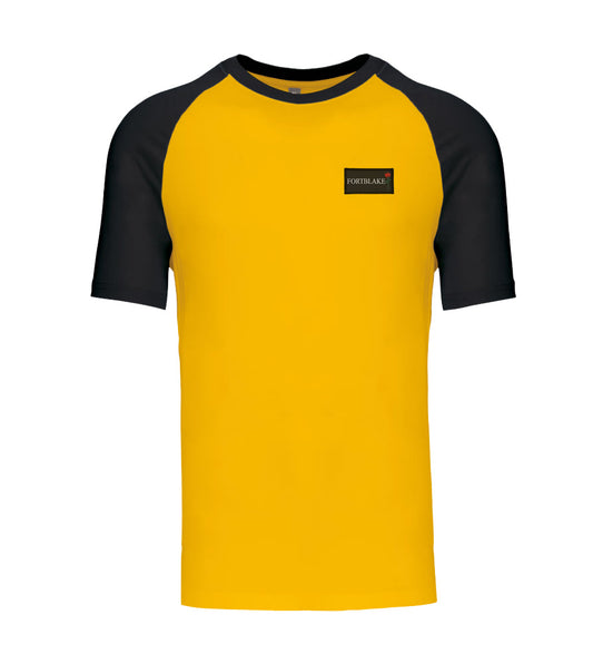 FORTBLAKE YELLOW/BLACK BICOLOR T-SHIRT