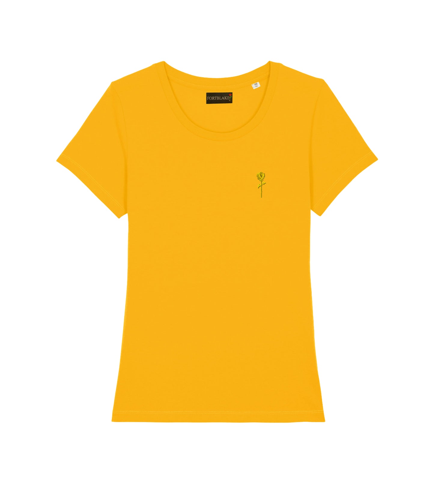 FORTBLAKE WOMAN SHADOW YELLOW T-SHIRT