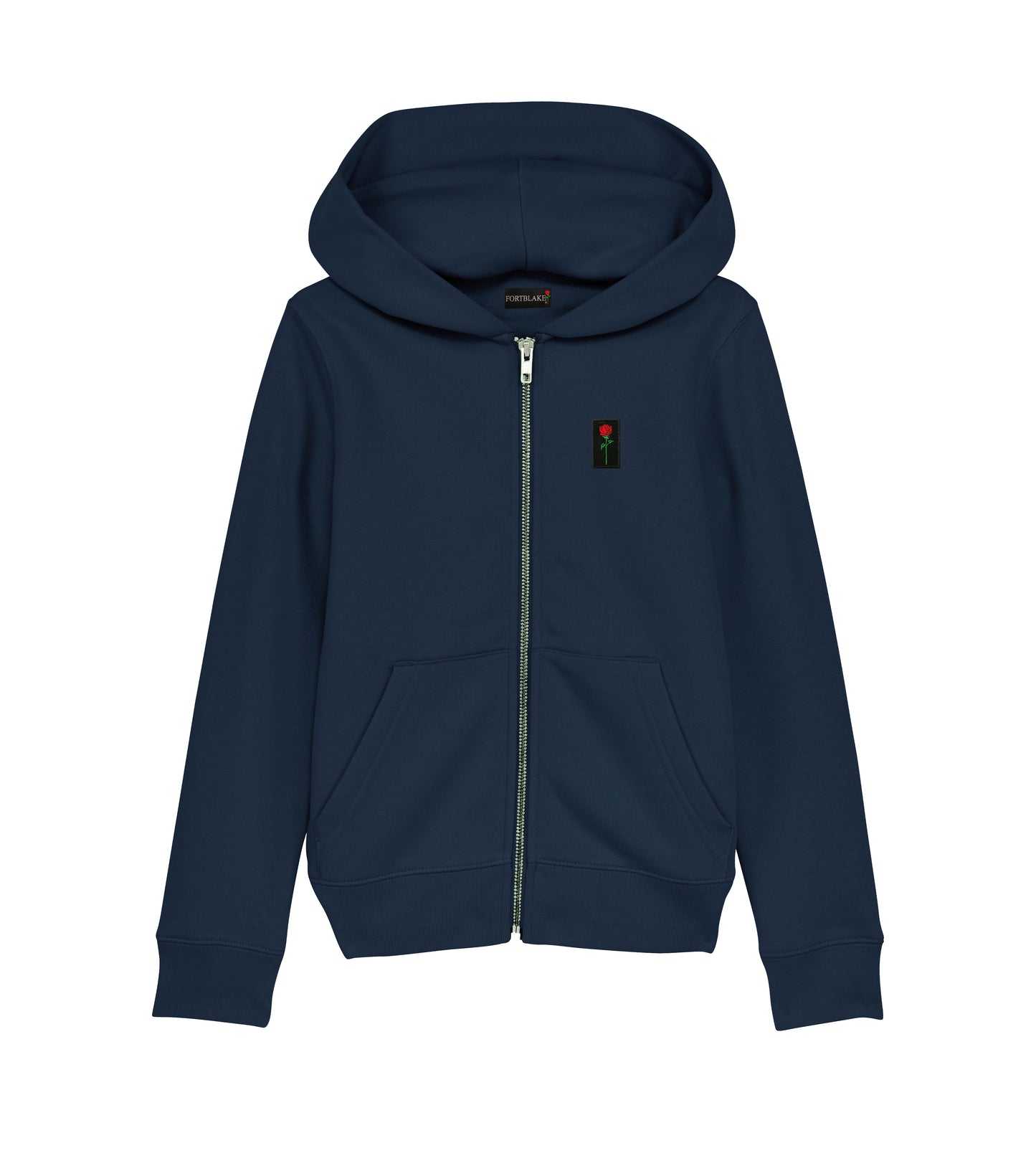 FORTBLAKE WOMAN ARTIC NAVY ZIP HOODIE